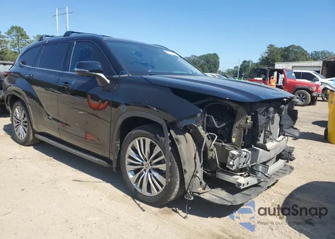 2021 Toyota Highlander Platinum from USA, damaged, VIN 5TDFZRBH4MS107420